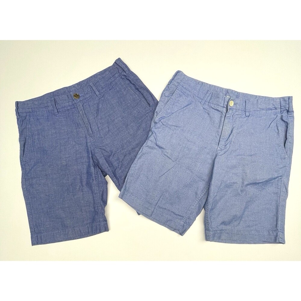 Bonobos Shorts Lot Of 2 Pairs 100% Cotton Blue Men's Size 30